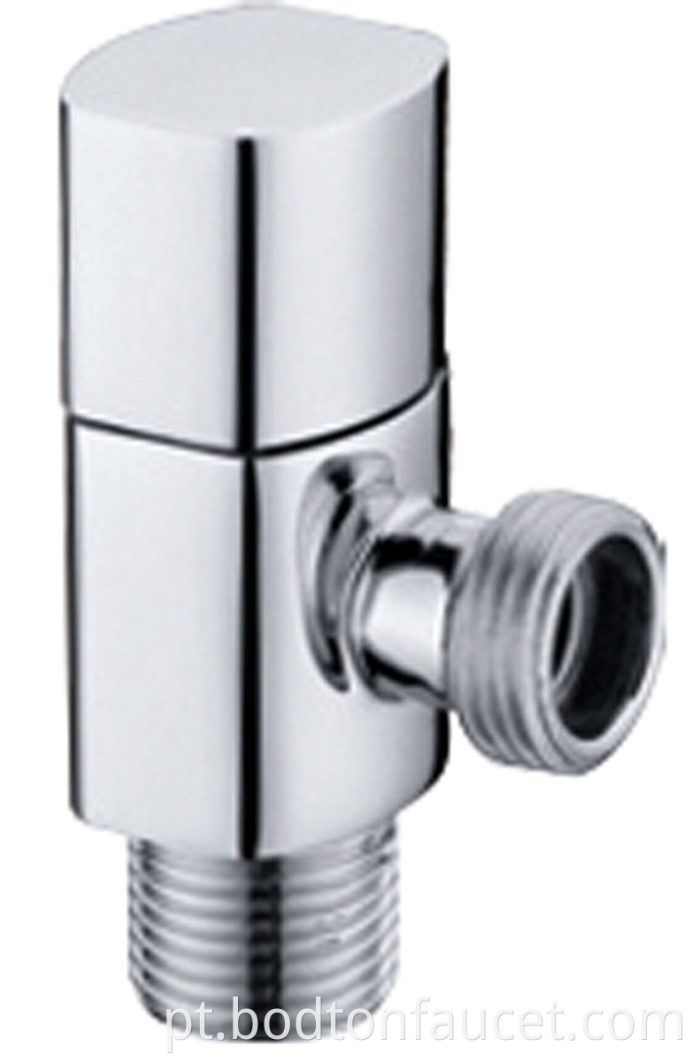 Angle valve for easy installation